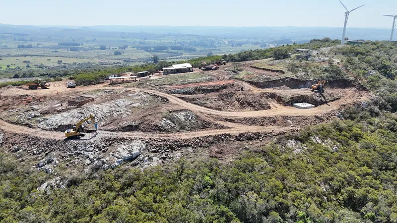 Excavación de las terrazas